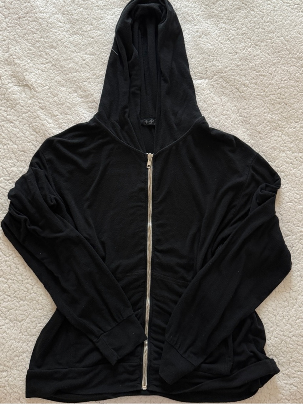 Brandy Melville Hooded Zip Lightweight Jacket